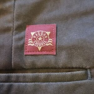 Haggar Casuals Brown Dress Pants For Men.